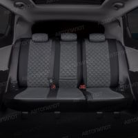 Чехлы Автопилот Алькантара Ромб на Москвич 3 (2022+)