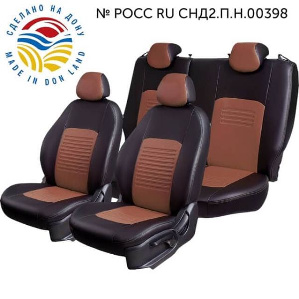 Чехлы Экокожа Турин Классик на Chevrolet Cruze 2009-2015 г.в.